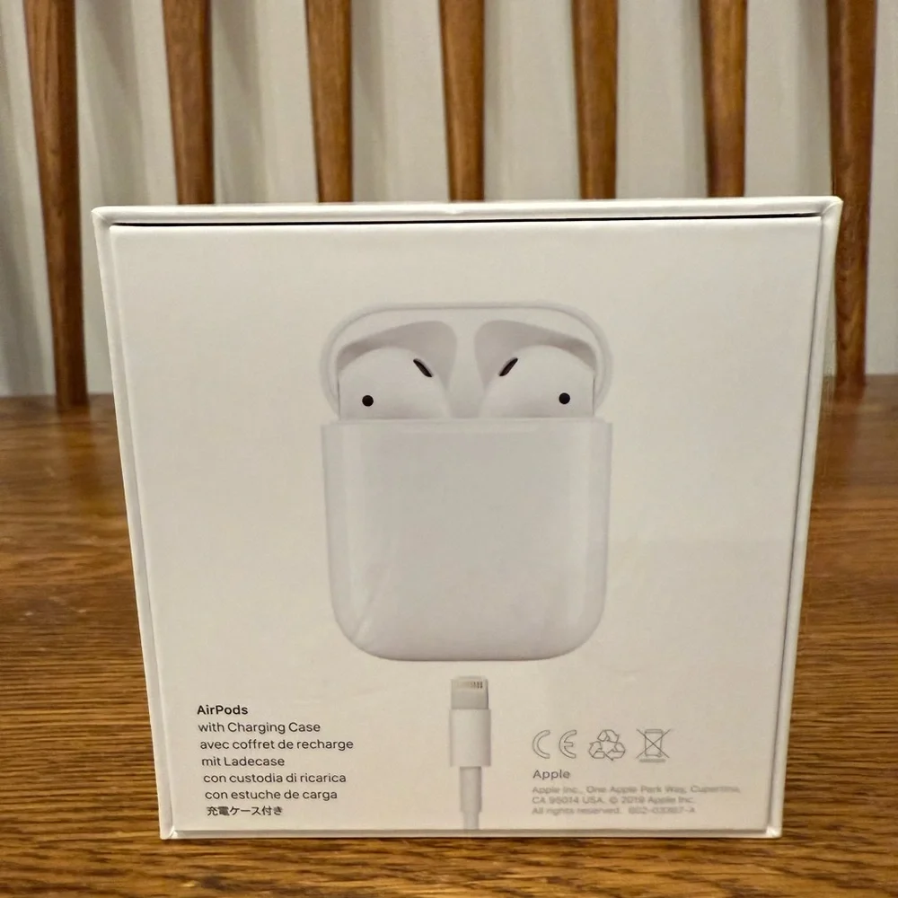 Genuine Apple AirPods 1st Generation White EMPTY BOX ONLY Instruction Manual